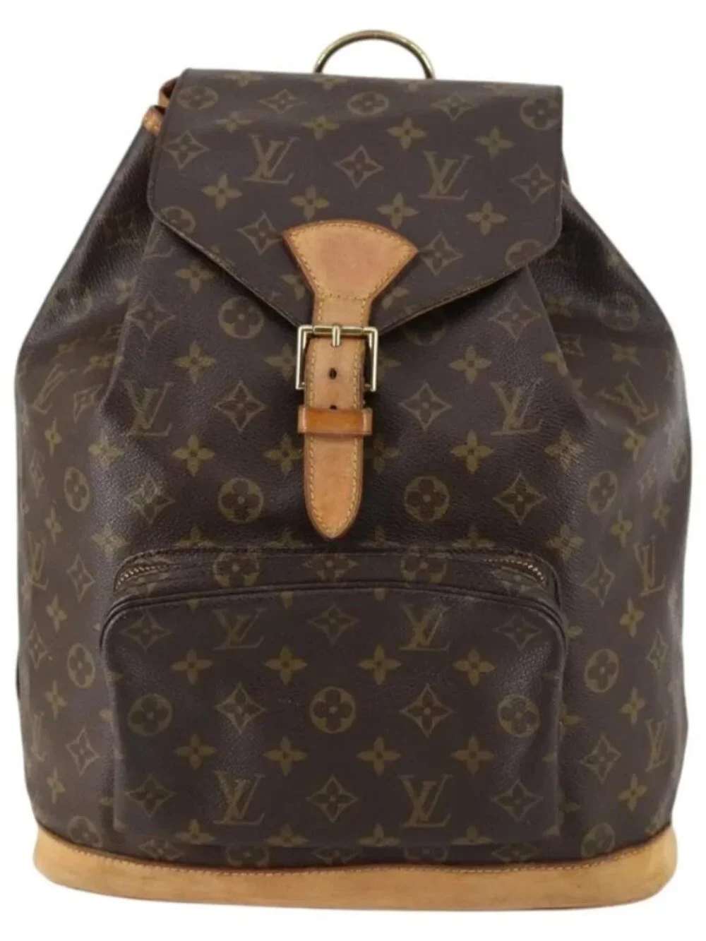 LOUIS VUITTON Monogram Montsouris GM Backpack M51135 LV Auth BA5703
